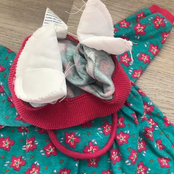 Vintage Polly Flinders Toddler Clothing Set, Pink and Turquoise Size T-2 - Picture 7 of 11